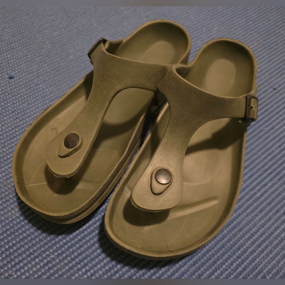Olive Green Sandals